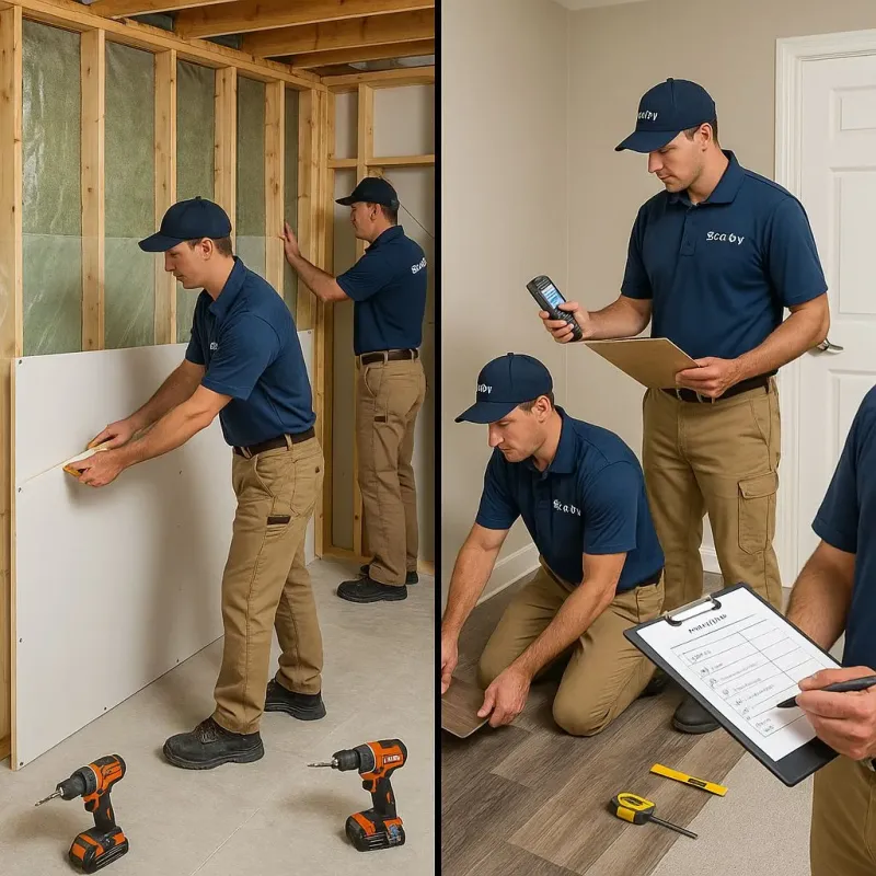 Repairs and Reconstruction process in Halawa Heights, HI